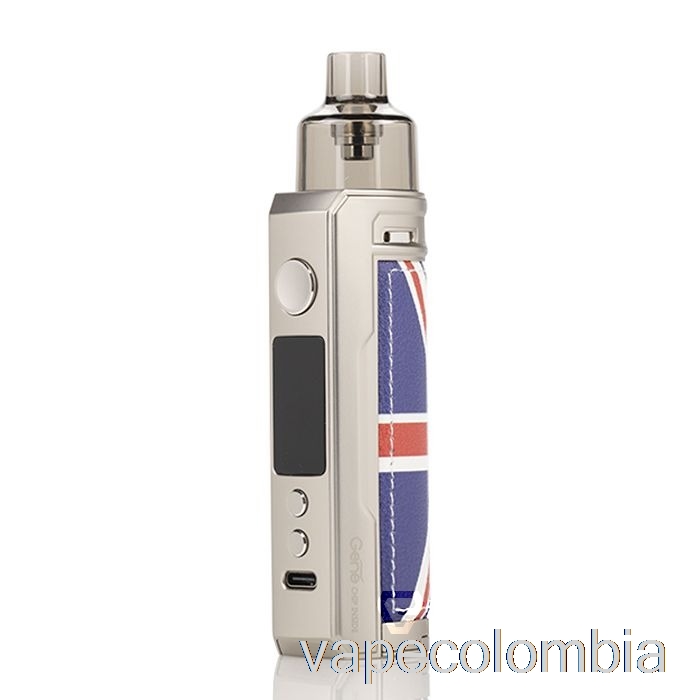 Vape Desechable Voopoo Drag X 80w Pod Mod Kit Caballero Plateado